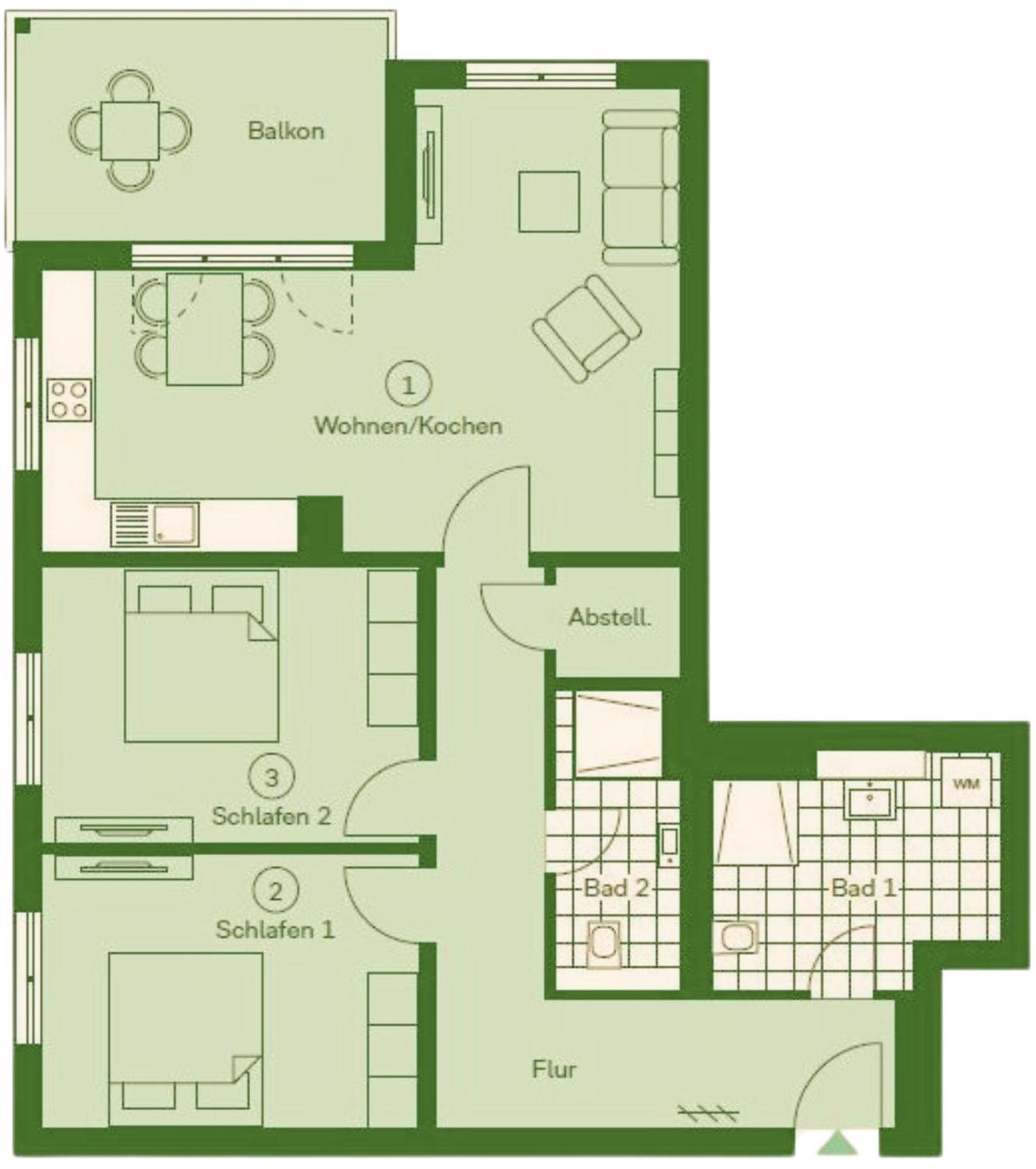 Apartment "Usedomer Luft" Garz  Zewnętrze zdjęcie